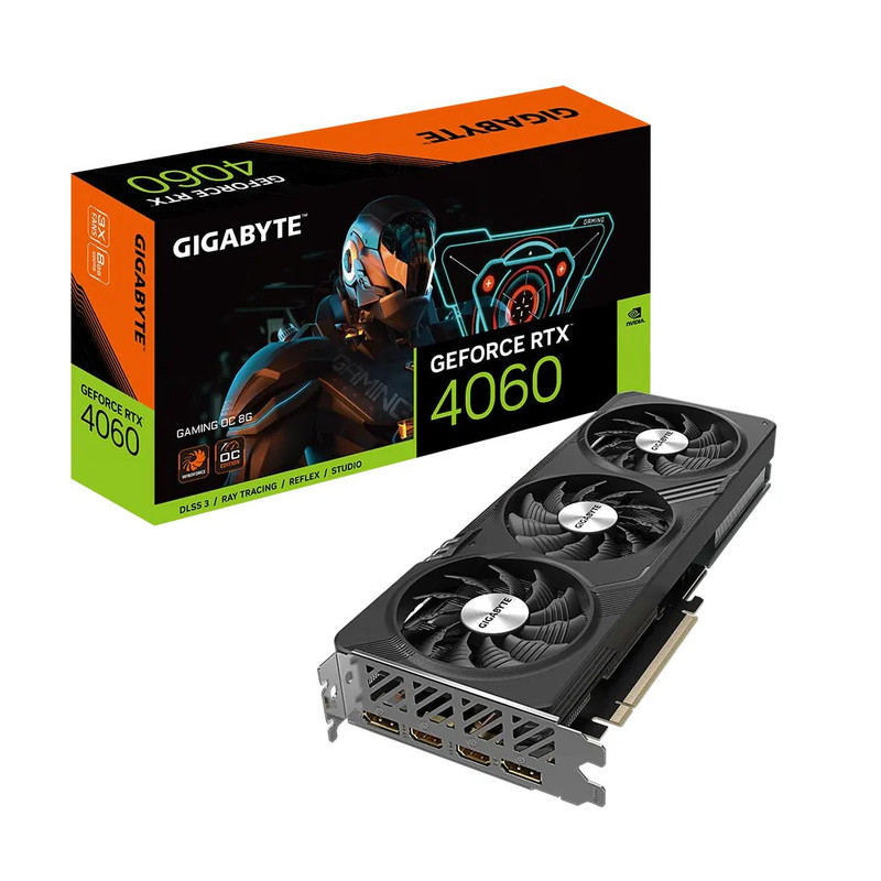 Gigabyte GeForce RTX 4060 Gaming OC 8GB GDDR6 Graphics Card -  كرت الشاشة